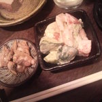 美酒嘉肴 ゆきみさけ - あさりの煮物とサラダ