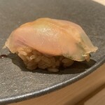 熟成鮨 万 - カワハギ　肝入り