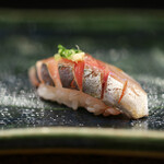 にぎり鮨 一五〇 - ２０２１年１２月再訪：鰺☆