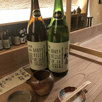 悦凱陣と自然ワイン　トリコ - 悦凱陣 山廃 純米酒 瀬尾米 無濾過生と悦凱陣 山廃 純米酒 花巻 亀の尾 無濾過生