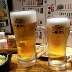 大衆酒場 ABURU。 - メガ：580円、中：420円