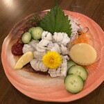 ろばた仁 - 鱧の湯引き