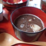 越路 さいかち庵 - おしるこ