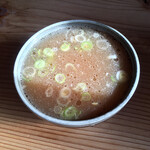 ケンチャンラーメン - 割スープ足したつけ汁