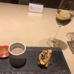 厨翠山   - 十勝産マッシュルーム、百合根、フォアグラ、花梨
      