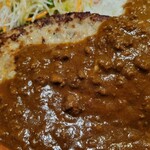 Bikkuri Donki - カレーで、見えないけど300㌘ありよ。