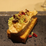 厨翠山   - 十勝産マッシュルーム、百合根、フォアグラ、花梨
      