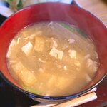 さくら本店 - (ﾗﾝﾁ)さくら定食 具だくさん味噌汁　2021.12.3