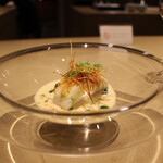 厨翠山   - 昆布森産　活〆鱈、法蓮草