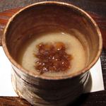 料理屋 仁 - 鶉と茸のすり流し（２４年１２月）