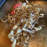 源氏本店 - 焼きそば　ちょっと食べちゃった　笑