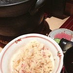 京ダイニング 吟 - ズワイガニ土鍋御飯