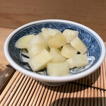 すし匠 - 角切りのガリ