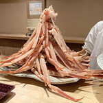 富小路 やま岸 - 最初に登場！カニスマスツリー♪