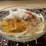 富小路 やま岸 - 最後は蟹そうめんで♪お出汁まで完飲です