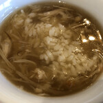 名鉄菜館 - フカヒレスープにご飯をぶち込んでみた