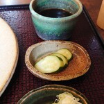 Hifumi no - 薬味と漬物