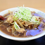 Sobadokoro Metoroan - [期間限定] 辛味噌とお肉のおそば@税込600円
