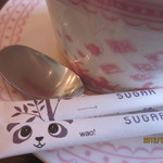 ぱんだ珈琲店 - お砂糖もパンダ～