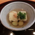 米倉 - 12.12月　先付（白子の揚げ出し）