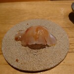 天ぷら たけうち - 赤ムツ昆布締め＆やり烏賊糸切り