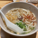 肉小屋 - 牛スープうどん　\550