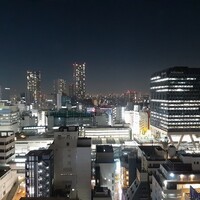 クロスダイン - ホテルからの池袋駅方面の夜景