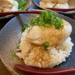 kappou とよふく - 焼き白子のお寿司（季節限定）