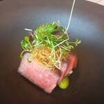 MAISON LAFITE - 豊後牛のロースト、栗、銀杏、細切り乾燥ごぼう