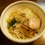 麺鮮醤油房 周月 - 油そば(翔月版)のアップ