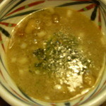 麺鮮醤油房 周月 - つけ麺(翔月版)のつけ汁アップ