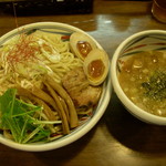 麺鮮醤油房 周月 - つけ麺(翔月版)味玉乗せ