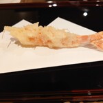 天ぷら たけうち - 車海老　長崎