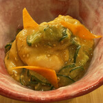 ひさご寿し - 丁字麩の辛子和え