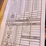 吉田のうどん 麺'ズ冨士山 - 注文表に数量を書いて店員さんに渡します