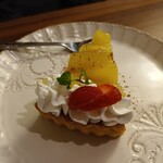 旅人カフェ ぐりーちね - 林檎のタルト　480円