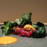 フィエルテ - 熊本県産 馬肉/北海道産 雲丹アップ