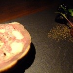 deco - カルガモと雉（だったかな？）のバロティーヌこの時点でかなりメロメロです、っていうかこれもう一回食べたい