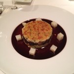 サリュー - オックステール赤ワイン煮と根セロリのパルマンティエ