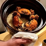 銀座 しのはら - 上海蟹ご飯