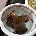 Sobadokoro Yawaragi - 味噌田楽の味噌もおいしいです。