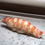 菊鮨 - ◆車海老（姫島）・・甘くお味噌も美味しい。