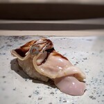 菊鮨 - ◆煮蛤（九十九里）・・大きな蛤で、お味もいいこと。