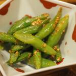 卓 - インゲンの胡麻和え風