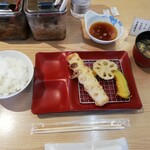 天ぷらめし 天之助 - あじわい定食 750円