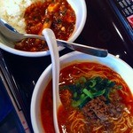 陳麻家 - 坦々麺と陳麻飯（ハーフ＆ハーフ）