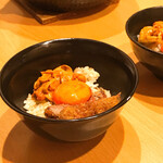 はらまさ - トリュフご飯　作成中