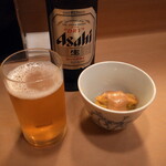 余志屋 - 瓶ビール・お通し