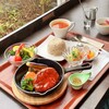 TIERRA Cafe - 12月限定ランチ・鉄板ヴィーガンランチハンバーグ＆グリル野菜。1674円