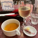 洋食 フェリーチェ カルネ - Gワインとスープ